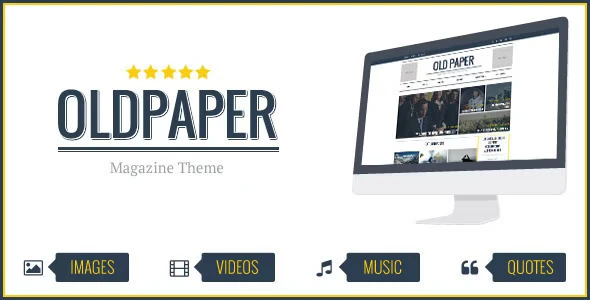 OldPaper – Ultimate Magazine & Blog Theme