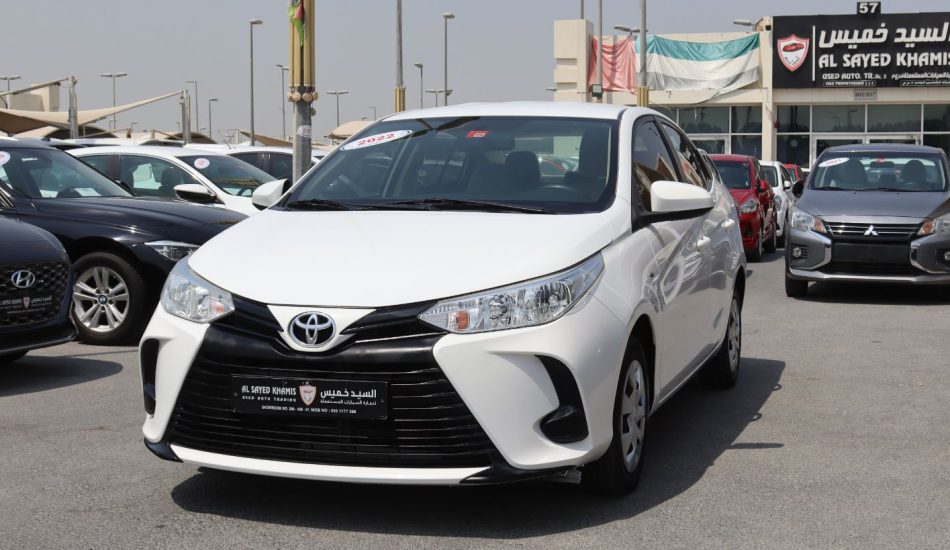 Sale 2022 Toyota Yaris GCC Excellent Condition