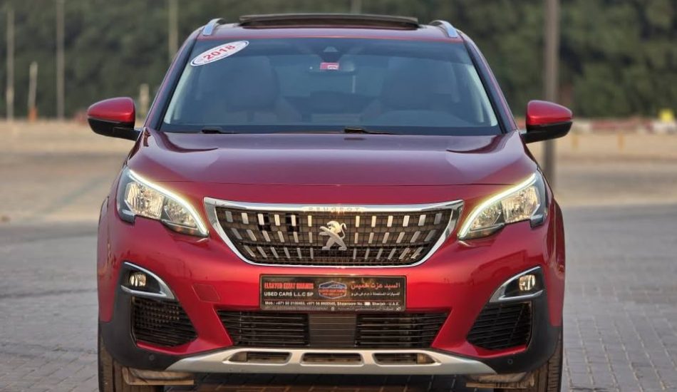 For Sale 2018 Peugeot 3008 Full Option GCC