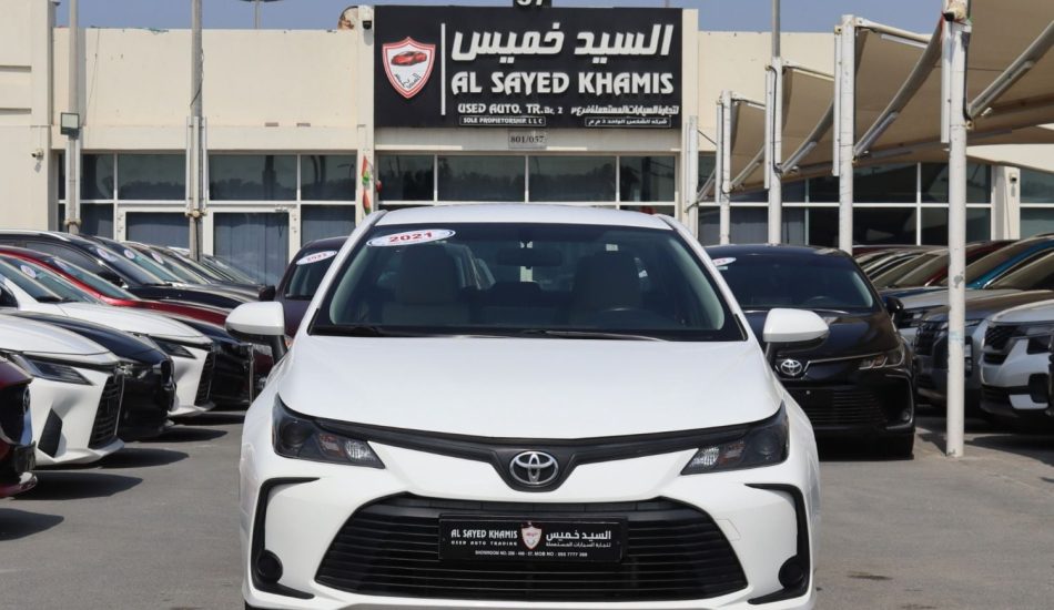 For Sale Toyota Corolla 1.6 XLI 2021 GCC Specs