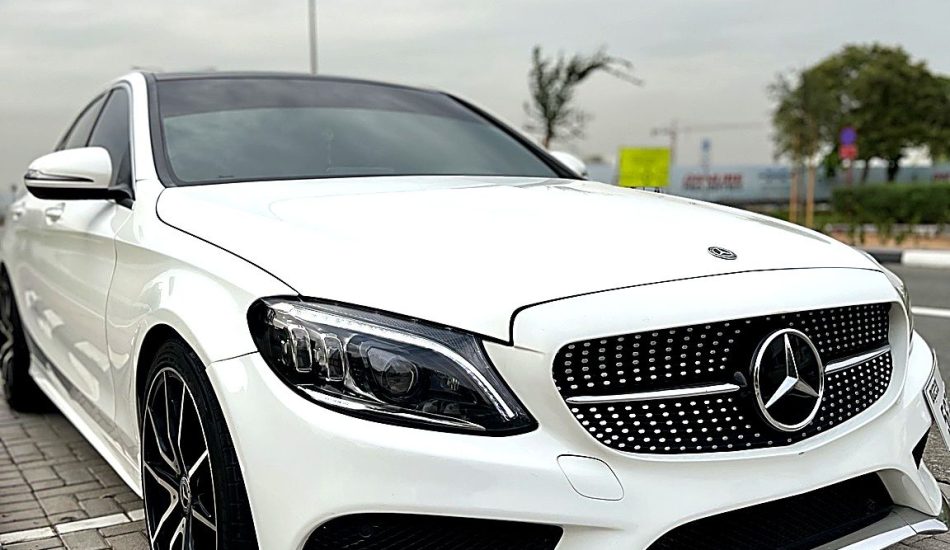 2018 Mercedes C300 AMG | Panoramic Roof | Red Interior