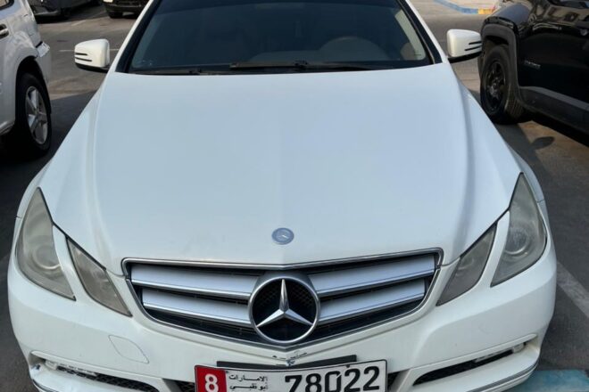 2012 Mercedes E350 Coupe For Sale in Abu Dhabi